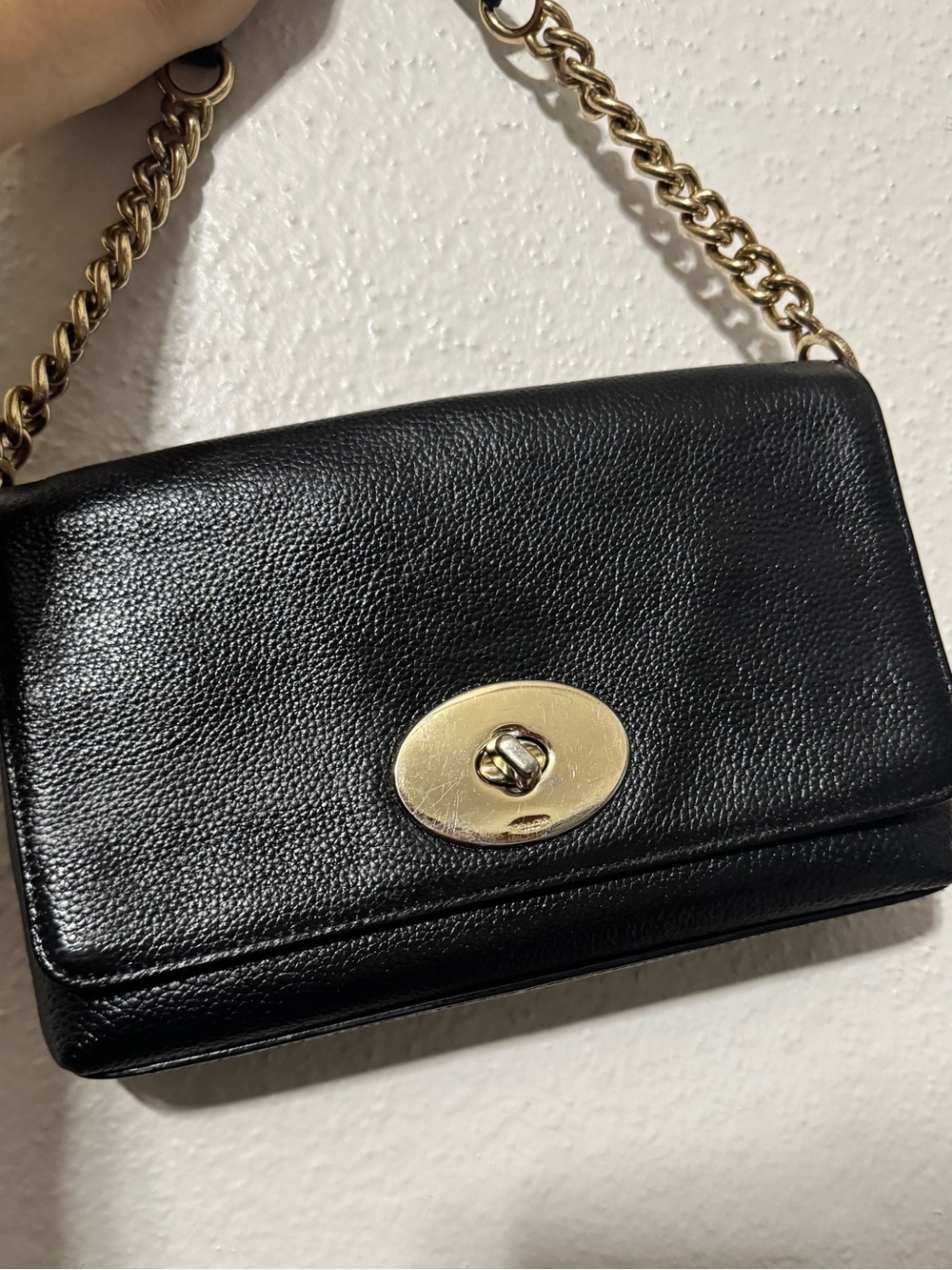 Coach Black Leather Crossbody